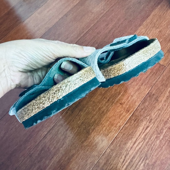 Birkenstock men Arizona Pin Dot Slide Sandals in Stone Coin Eu 41 US 8-8.5 - Picture 7 of 10